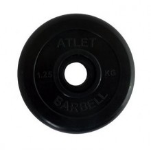 Диск MB Barbell ATLET обрезиненный d-26 1,25кг MB-AtletB26-1,25