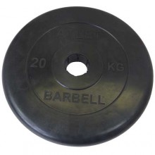 Диск MB Barbell ATLET обрезиненный d-51 20кг MB-AtletB50-20