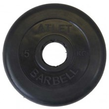 Диск MB Barbell ATLET обрезиненный d-51 5кг MB-AtletB50-5