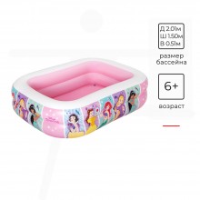 Бассейн надувной Bestway Disney Princess 201х150х51 см 91056