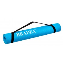 Коврик для йоги Bradex 173х61х0,3 бирюзовый с переноской SF 0693