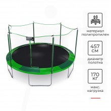 Батут DFC UPPER BOUNCE с сеткой 15ft