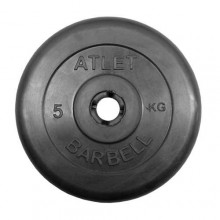 Диск MB Barbell ATLET обрезиненный d-31 5кг MB-AtletB31-5