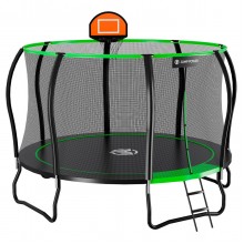 Батут Jump Power Pro Stable Point 12 ft Green