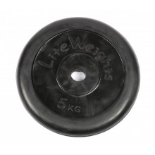 Диск Lite Weights обрезиненный 26мм 5кг 2475LW