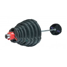 Штанга Original FitTools олимпийская 180 кг диски с 2мя хватами хром FT-2HGSET-180-CHROME