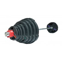 Штанга Original FitTools олимпийская 180 кг диски с 2мя хватами FT-2HGSET-180