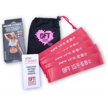 Комплект мини-эспандеров Original FitTools 5 шт 15 lbs FT-PP15