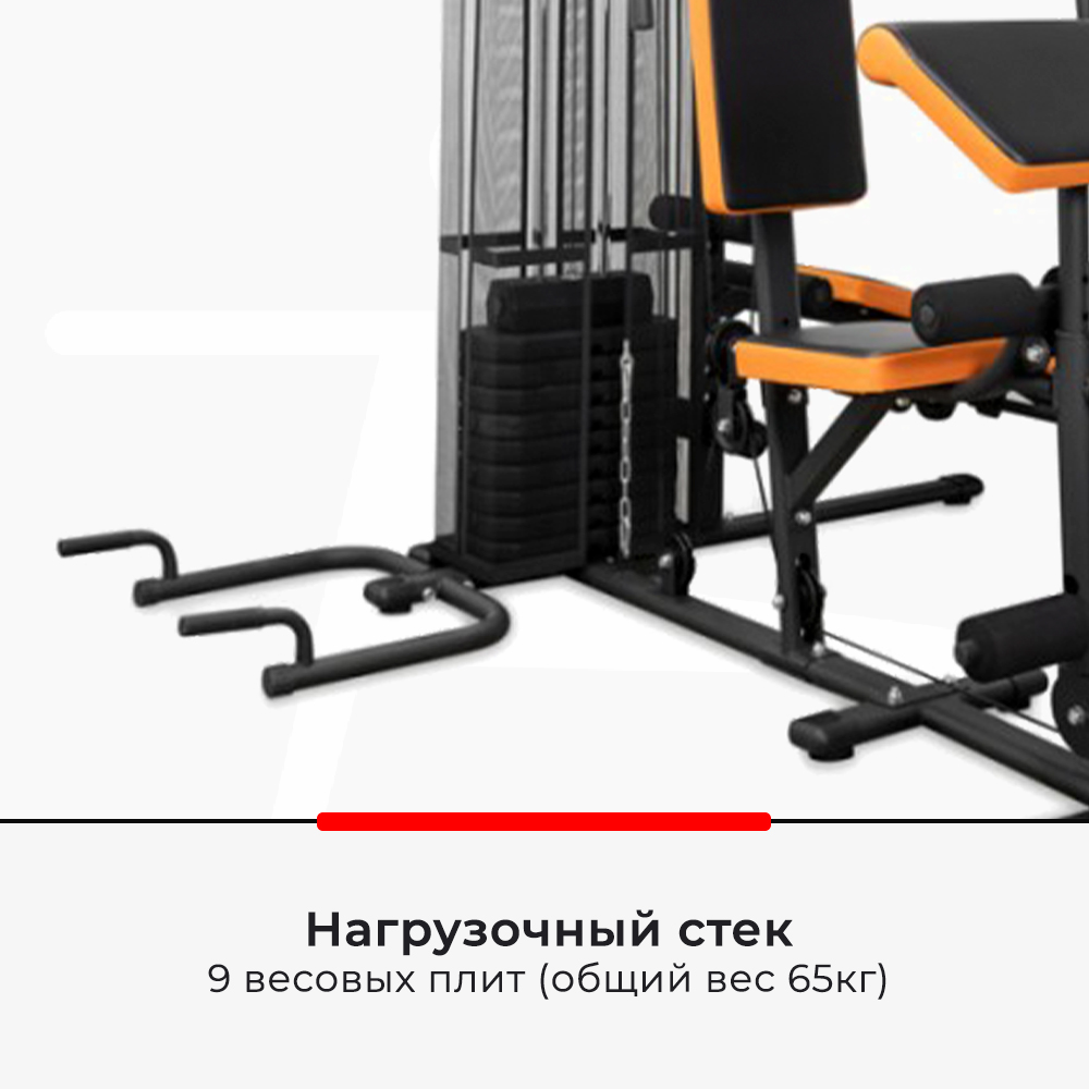 Тренажер ALPIN Multi Gym силовая станция GX-400 купить в Москве |  